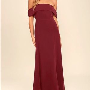 Lulu’s Off the Shoulder Dress (PERFECT FOR PROM!)